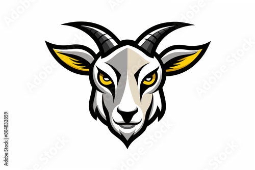 goat head logo vector illustration
