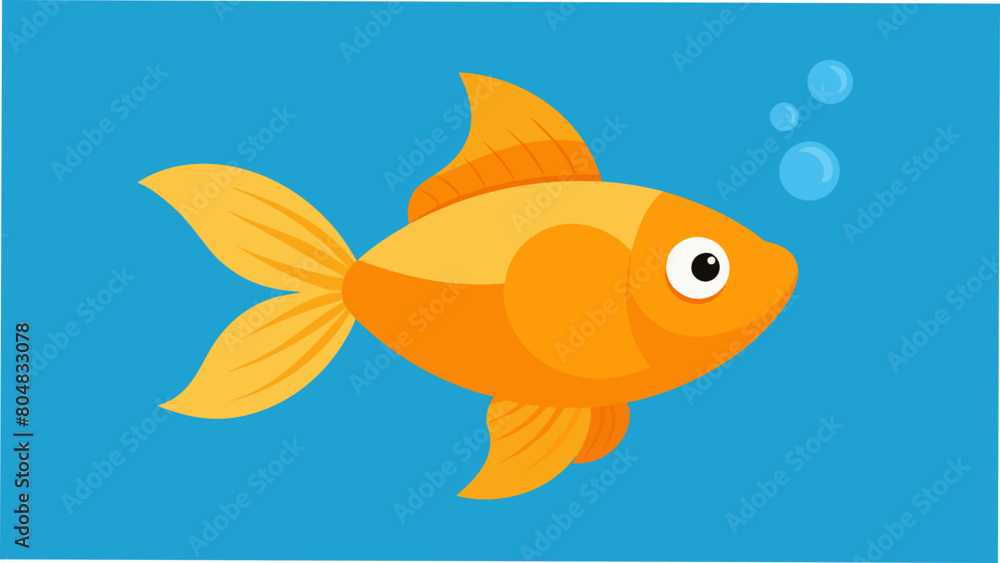goldfish vector illustration