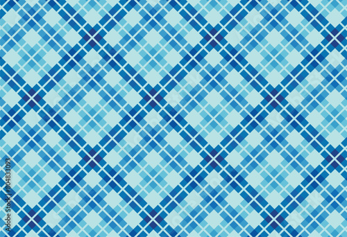 Seamless checkered vector pattern. Seamless checkered vector pattern. Coarse vintage Blue plaid fabric texture. Abstract geometric background. Tablecloth for picnic Texture...