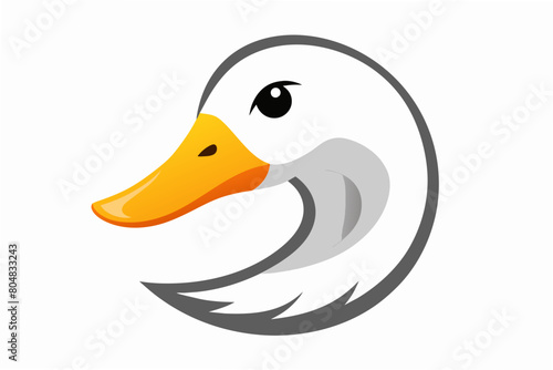 duck head logo vector illustration