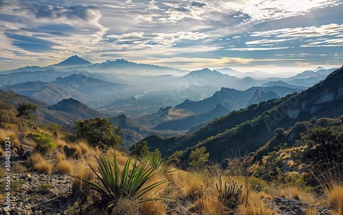 Monterrey hills mountain landscape mexico de la silla