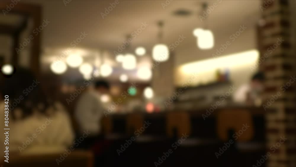 custom made wallpaper toronto digitalぼかし背景素材: カフェの店内でリラックスして過ごす人々