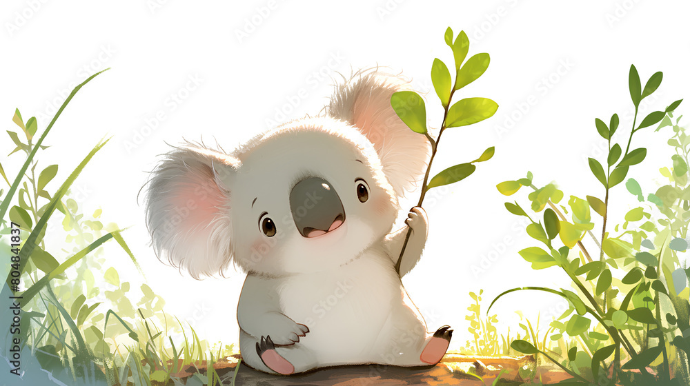 Cute koala animal cartoon style vector Cute koala animal cartoon style vector