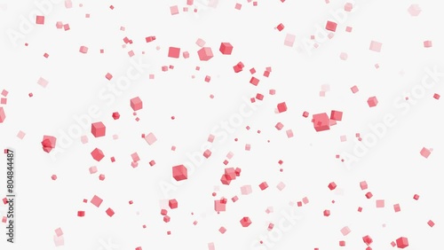 Slow motion. Close up. Gold confetti explosions pack on white background with green screen. Colorful ribbons flying. Concept: party, birthday, surprise, invitation e-card. Confetti dropping 4k photo