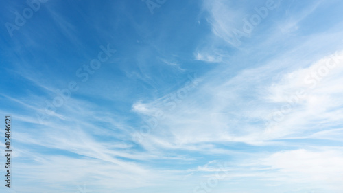 Blue sky with clouds. .Suitable for background or sky replacement.