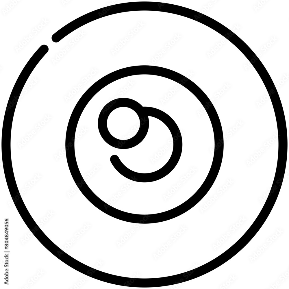 eyeball line icon eyeball line icon