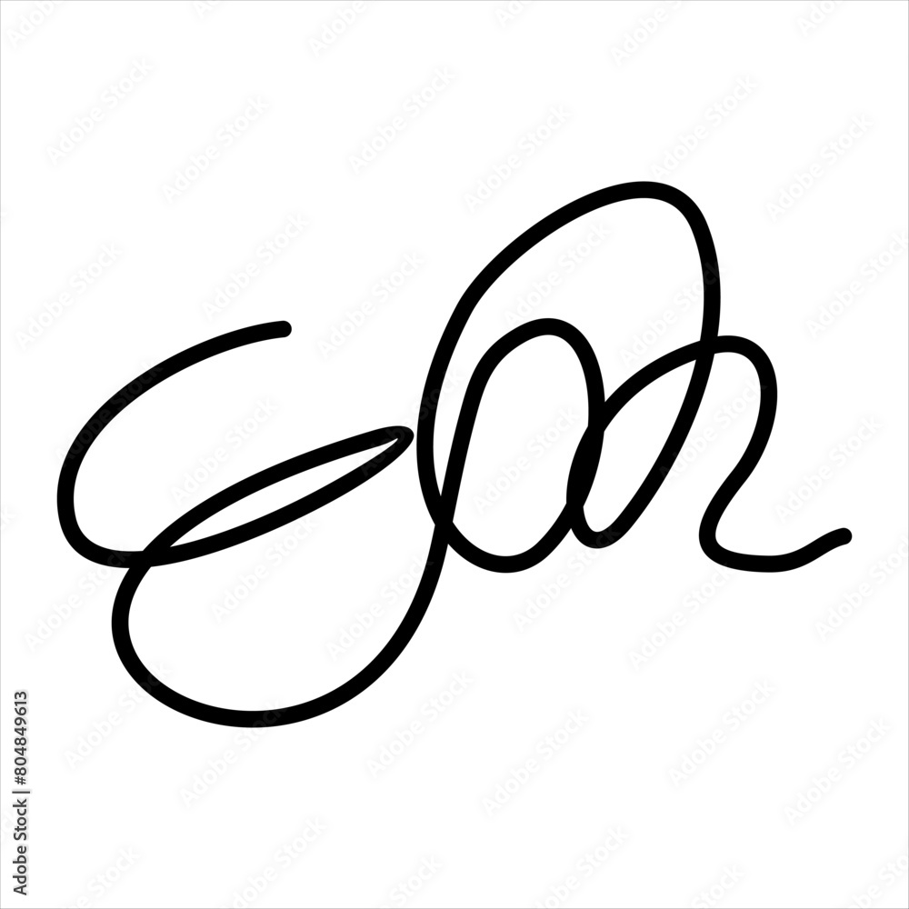 Modern scrible abstract line vector element Modern scrible abstract line vector element