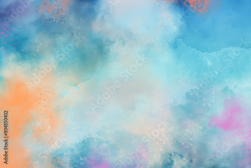 Abstract pastel colors watercolor background. Watercolor background. Abstract watercolor cloud texture. Oil painting background.