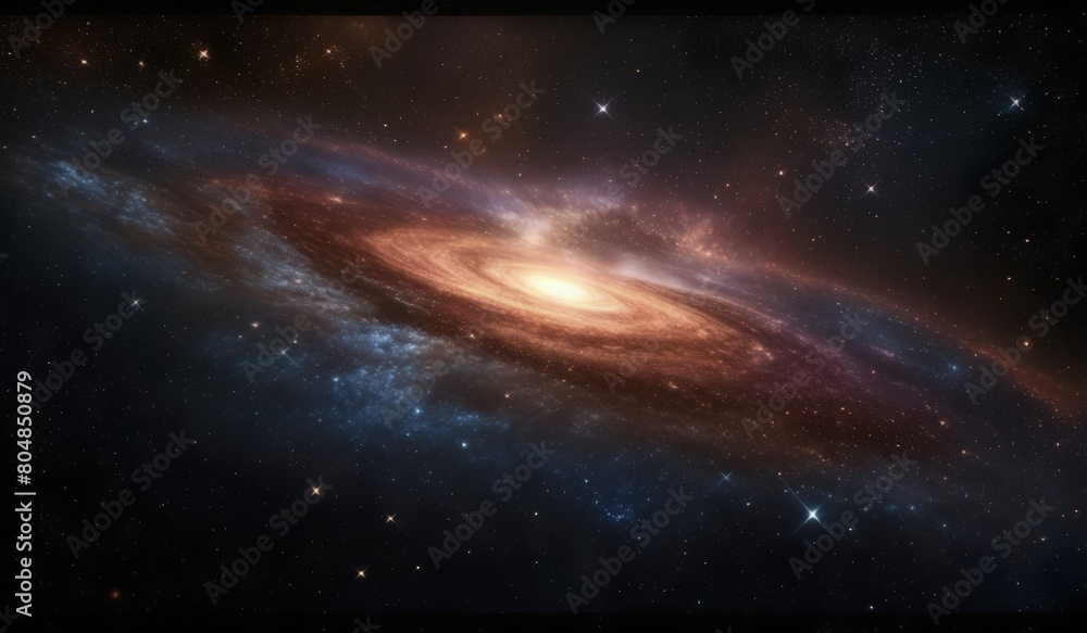 Fototapeta premium space galaxy in space