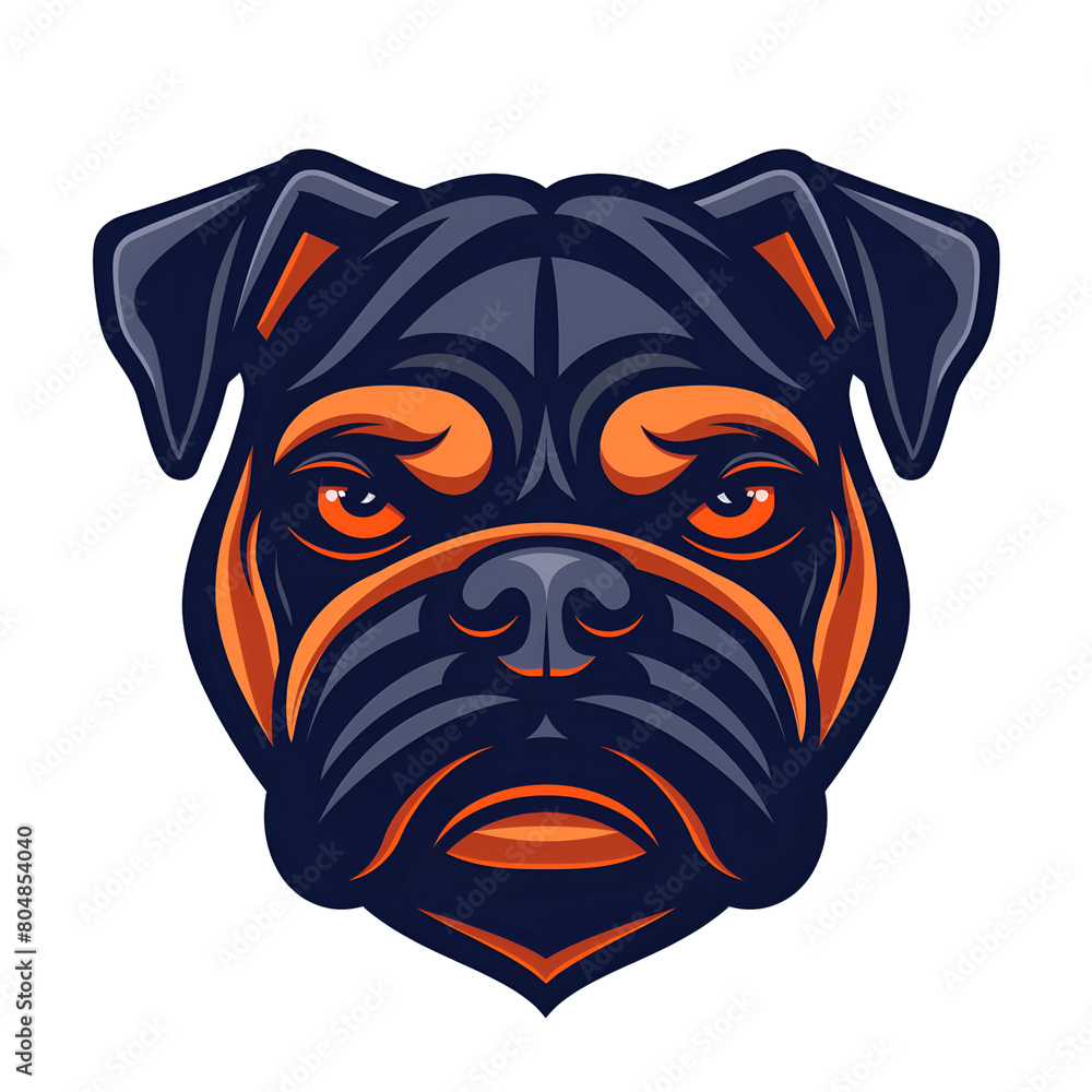 Bulldog mascot logo gaming Bulldog mascot logo gaming