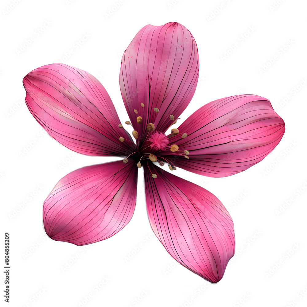Fototapeta premium Beauty flower isolated on transparent background. PNG
