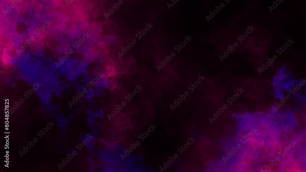 Pink and purple grunge abstract background. Blue, purple pink abstract Watercolor background.Deep Purple Color Blue Pink Gradient Background.	