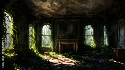 Places abandoned by human 