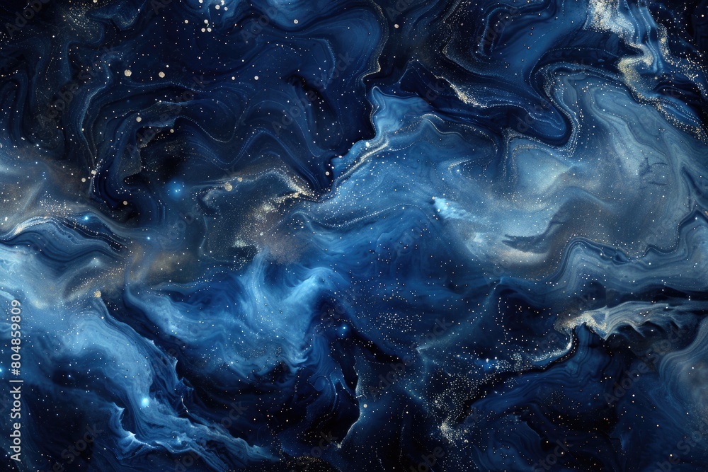 Abstract blue cloud of smoke. Fantasy fractal texture Abstract blue cloud of smoke. Fantasy fractal texture