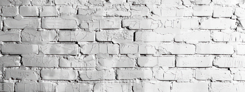 Fototapeta premium background ฺWhite brick wall texture