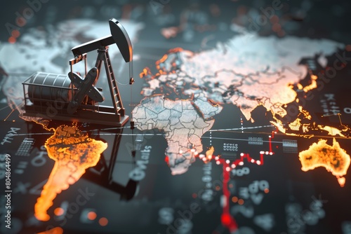 Crude market fluctuations: analyzing the dynamic shifts in oil prices per barrel. tracing the rise and fall patterns influencing global economic landscapes