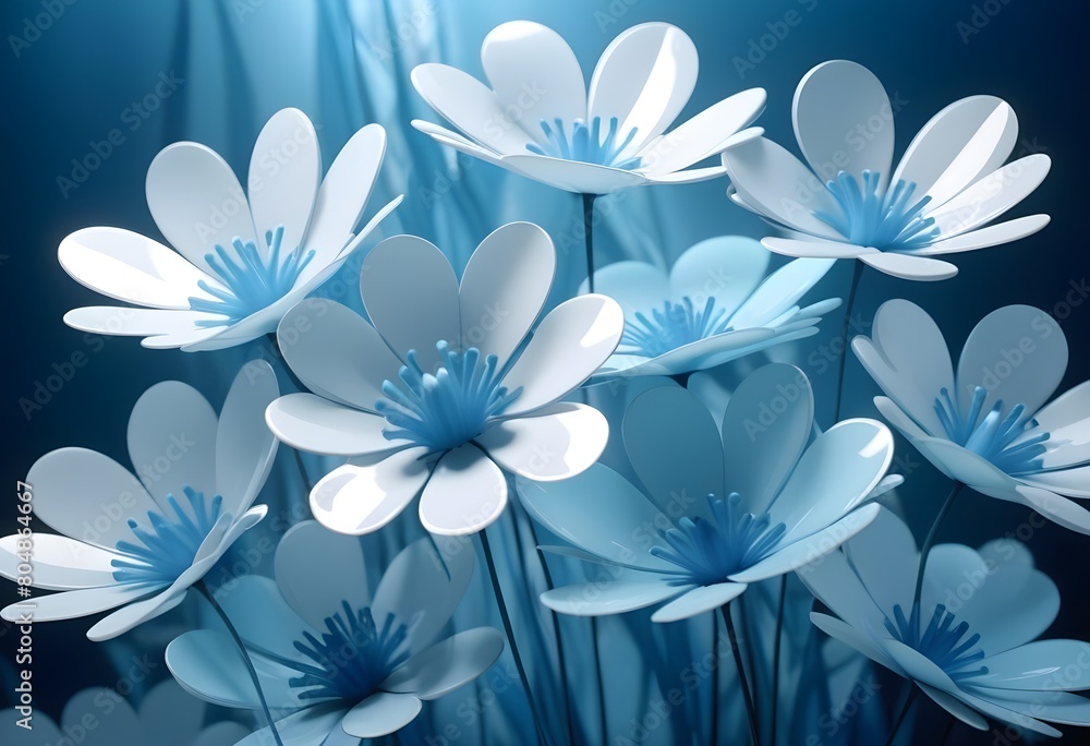 3d rendered photo of flowers on a plain background
3d rendered photo of flowers on a plain background