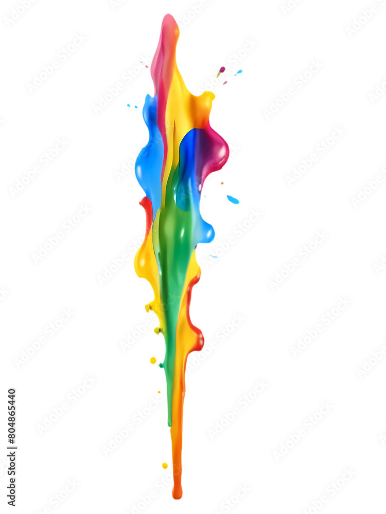 Fototapeta premium colorful paint splashes