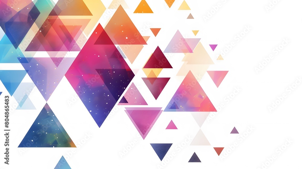 Triangle pattern composition, abstract background with copy space Triangle pattern composition, abstract background with copy space