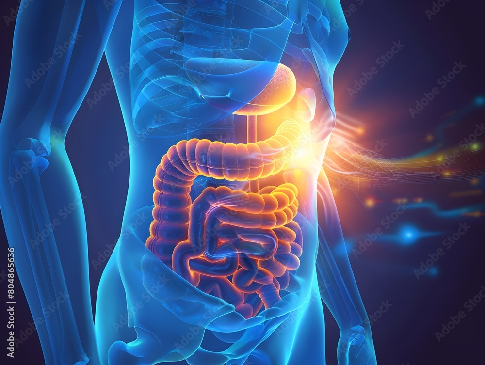 Detailed 3D Visualization of the Stomach Digestion Process with Gastric
