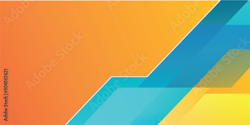 Abstract blue banner design vector, dynamic sporty horizontal background template for media.