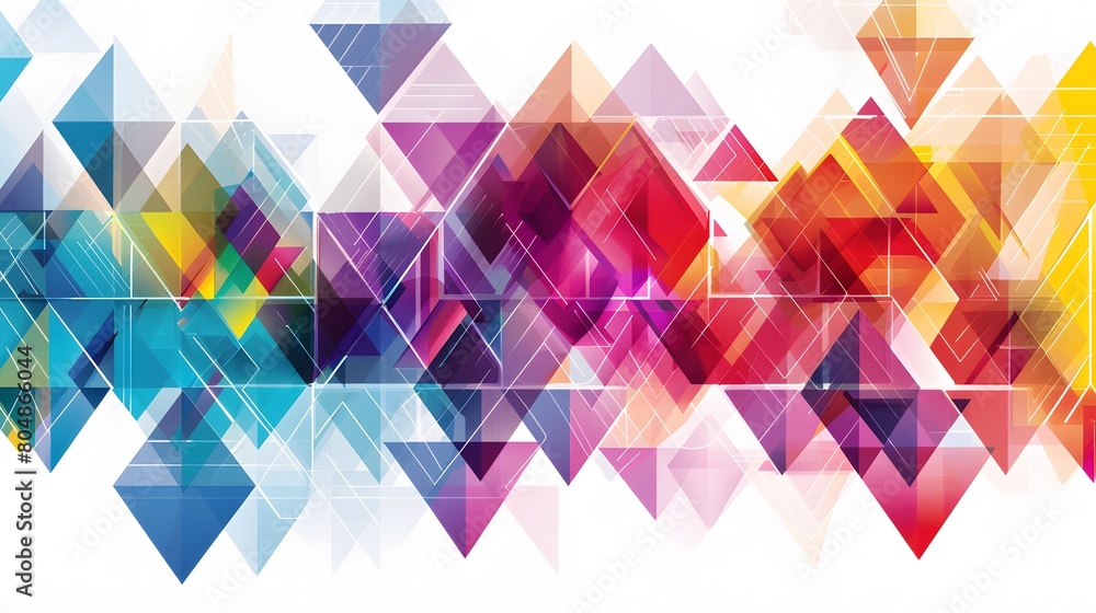 Triangle pattern composition, abstract background with copy space Triangle pattern composition, abstract background with copy space