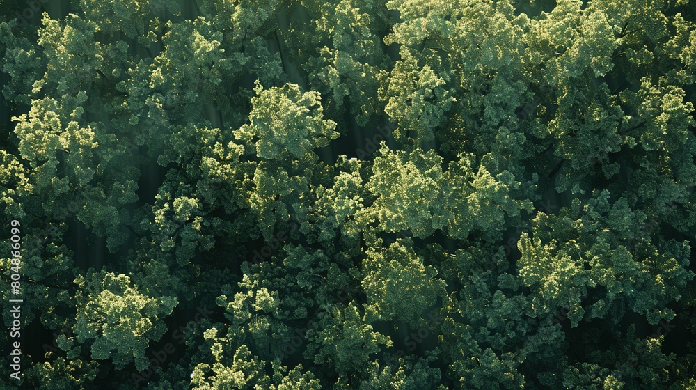 Radiant Forest Canopy: Sunlit Serenity Radiant Forest Canopy: Sunlit Serenity