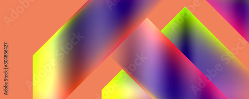 A vibrant and symmetrical geometric pattern in shades of magenta and electric blue on a pink background, creating an artistic and eyecatching design for a graphics event
