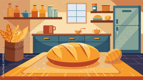 The warm and comforting aroma that fills the kitchen as the bread bakes evoking feelings of nostalgia and home..