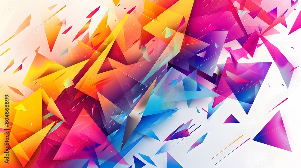 Triangle pattern composition, abstract background with copy space Triangle pattern composition, abstract background with copy space