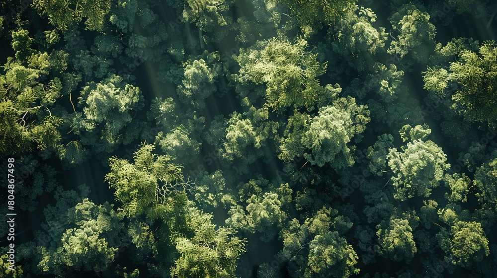 Aerial Arboreal View: Daylight Embrace Aerial Arboreal View: Daylight Embrace