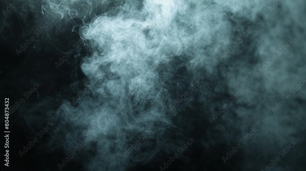 Ethereal Obscurity: A Captivating Black and White Photo of Smoke, Evoking Mystery and Intrigue