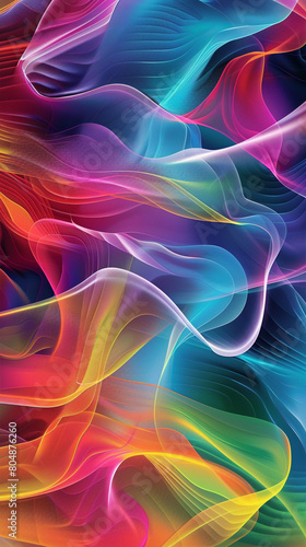 Seamless colorful with subtle effects in a abstract canvas