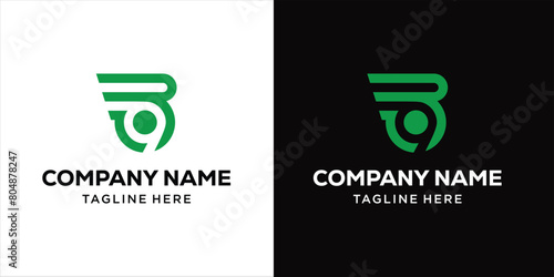 Creative letter B9 wordmark logo design, design inspiration, vector