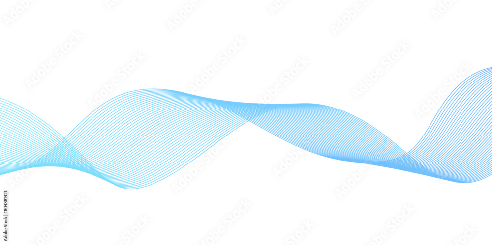 	
Abstract blend wave curve line and white background. Abstract wavy lines for science, music technology futuristic, banner, business, template, flyer design. wavy element concept lines backdrop.