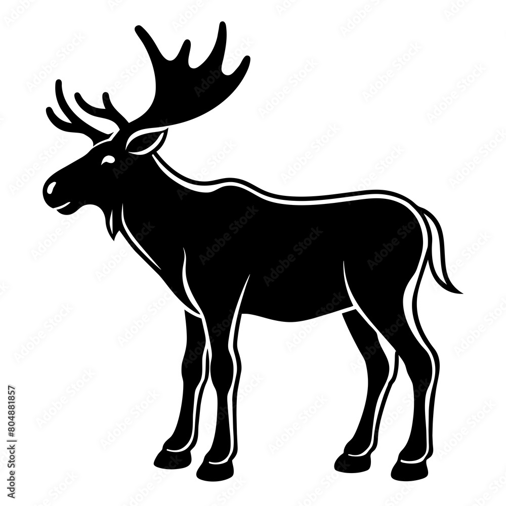 deer silhouette vector deer silhouette vector