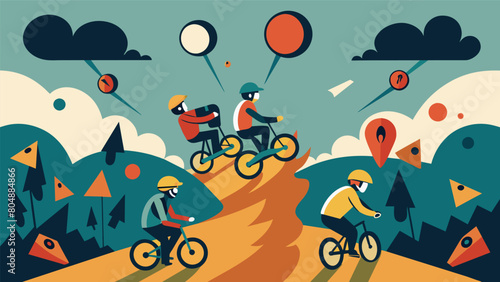 As riders approach the final drop they are bombarded with conflicting stories and rumors from all directions creating a chaotic and overwhelming.