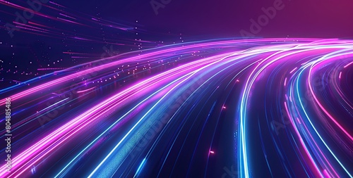 Light line speed abstract background