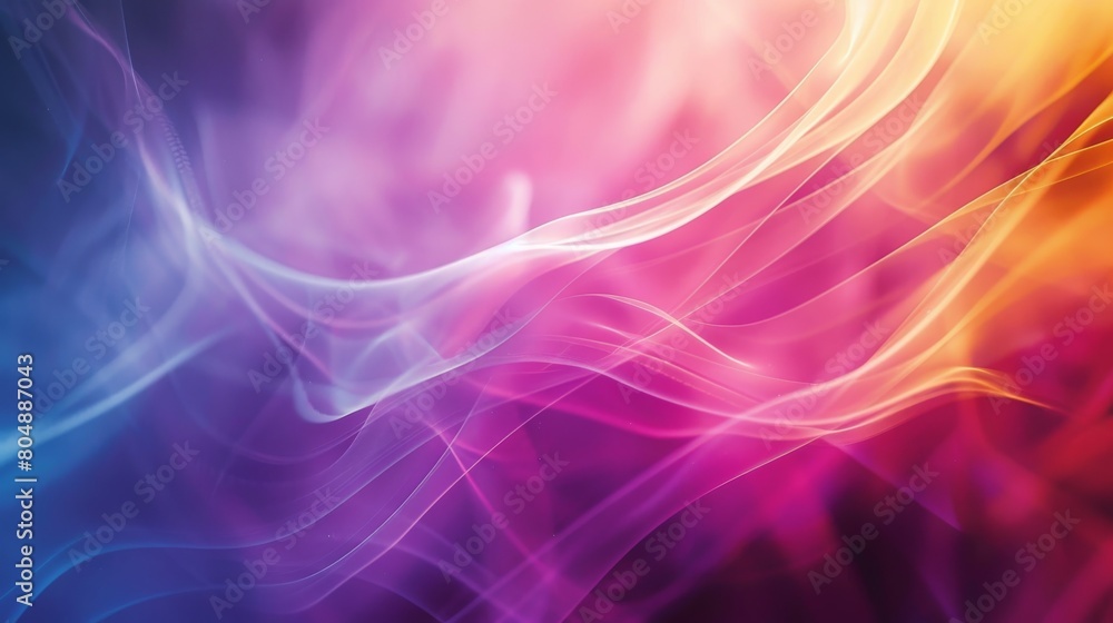Vibrant display of swirling lights in various colors. abstract composition with flowing lines and a blend of bright hues