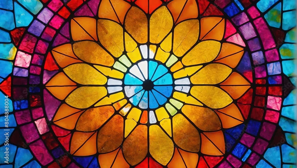 stained glass window