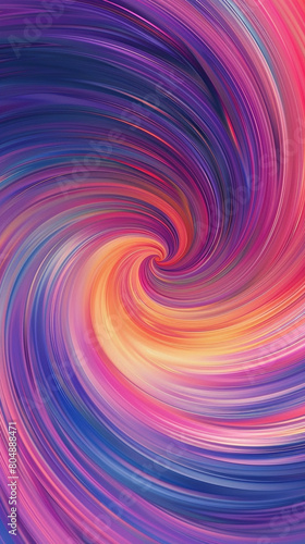 Seamless dynamic with subtle effects in a gradient swirls