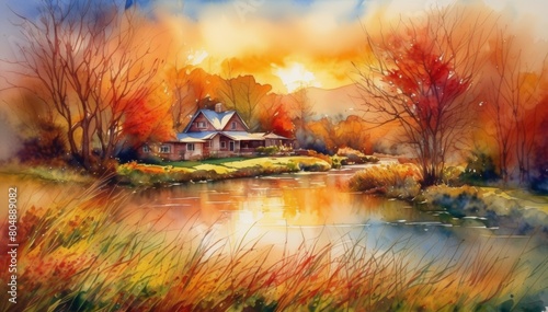 Watercolor Scenery