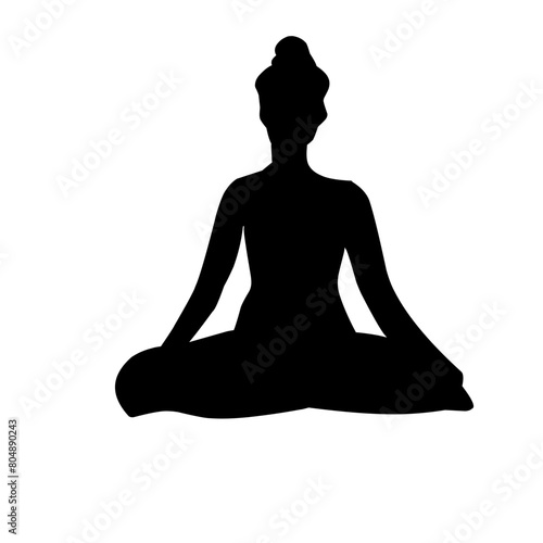 silhouette of buddha