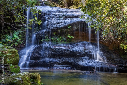 Cataract falls  South Lawson Waterfall circuit  Blue Mountains NSW  Australia