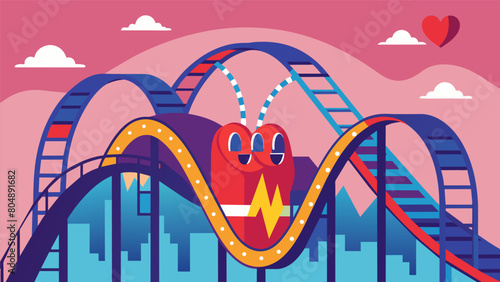 The AnxietyDriven Roller Coaster has a soundtrack of frantic heartbeats and anxious breathing adding to the overall sense of unease..