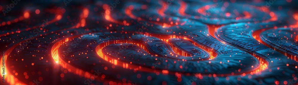 Mesmerizing Digital Landscape of Interconnected Geometric Pathways and Intricate Luminous Patterns Mesmerizing Digital Landscape of Interconnected Geometric Pathways and Intricate Luminous Patterns