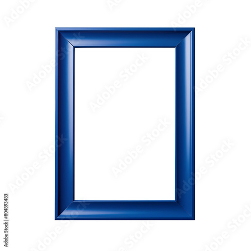 blue wooden photo frame