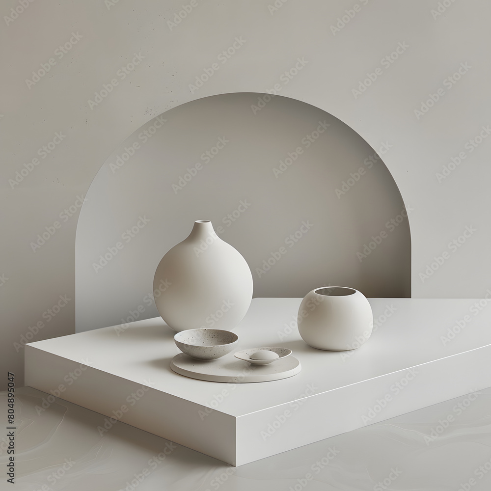 white ancient sculptures on a gray background white ancient sculptures on a gray background