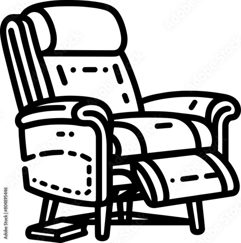 Recliner furniture icon 13