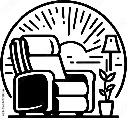 Recliner furniture icon 3